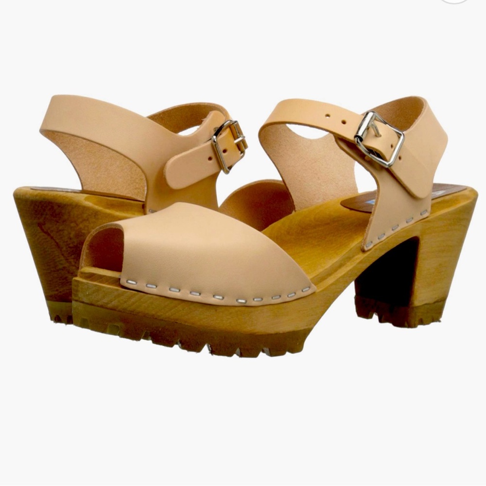 Mule Clog Sandal, 100% Leather